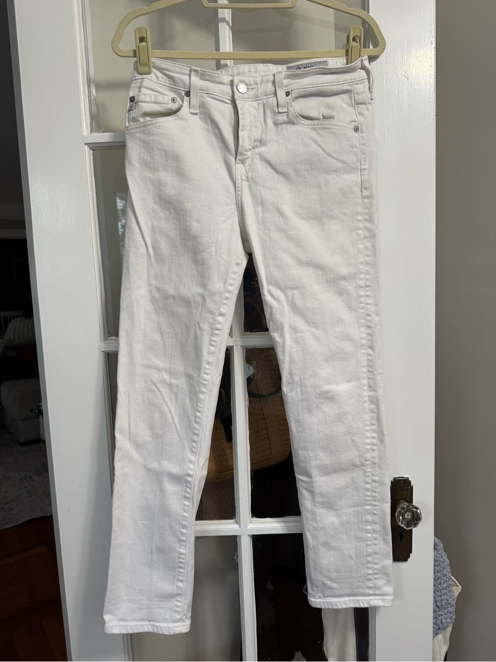 Ag Adriano Goldschmied Clean White Skinny Jeans